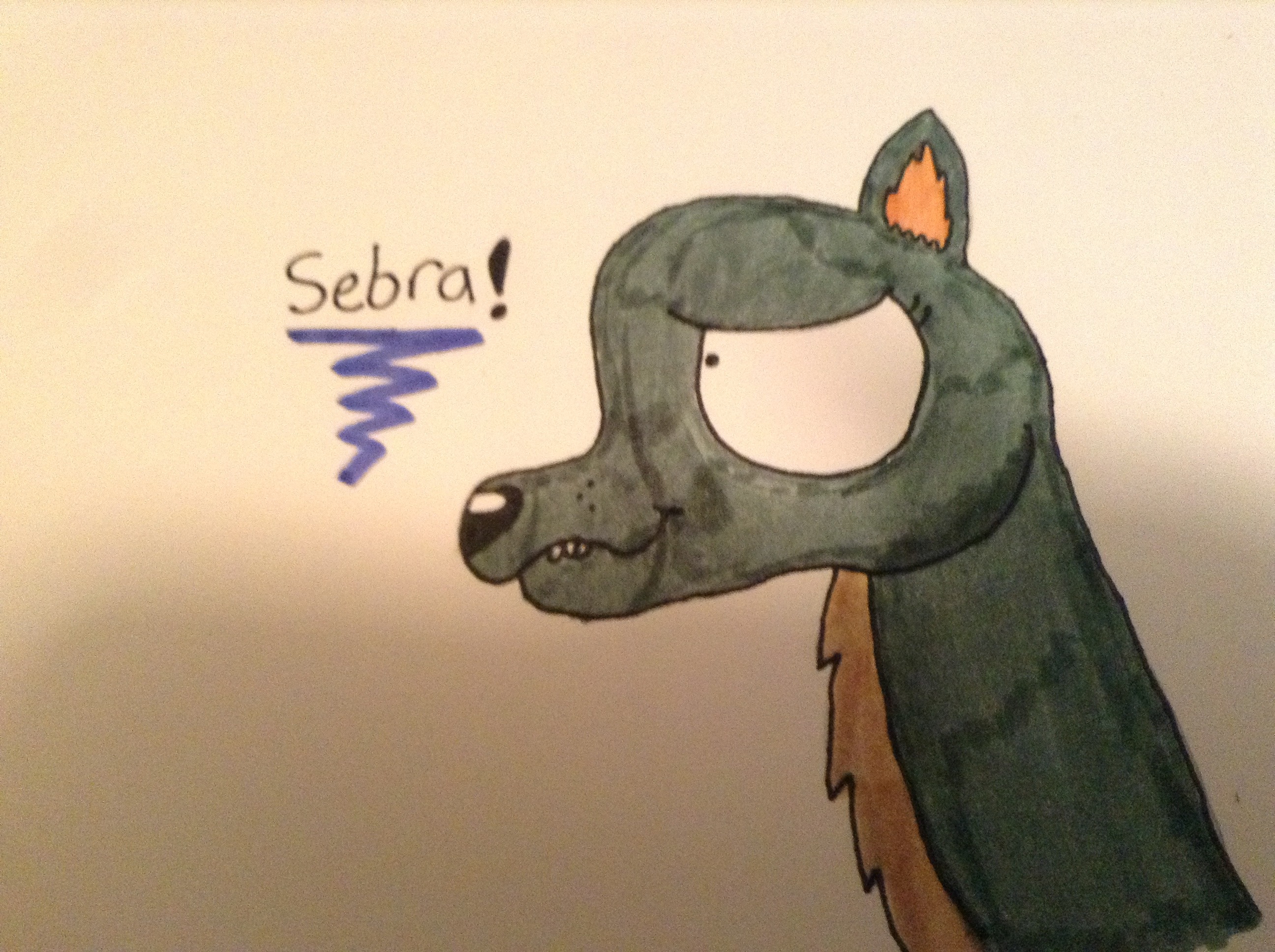 How to Draw Sebra the Dog