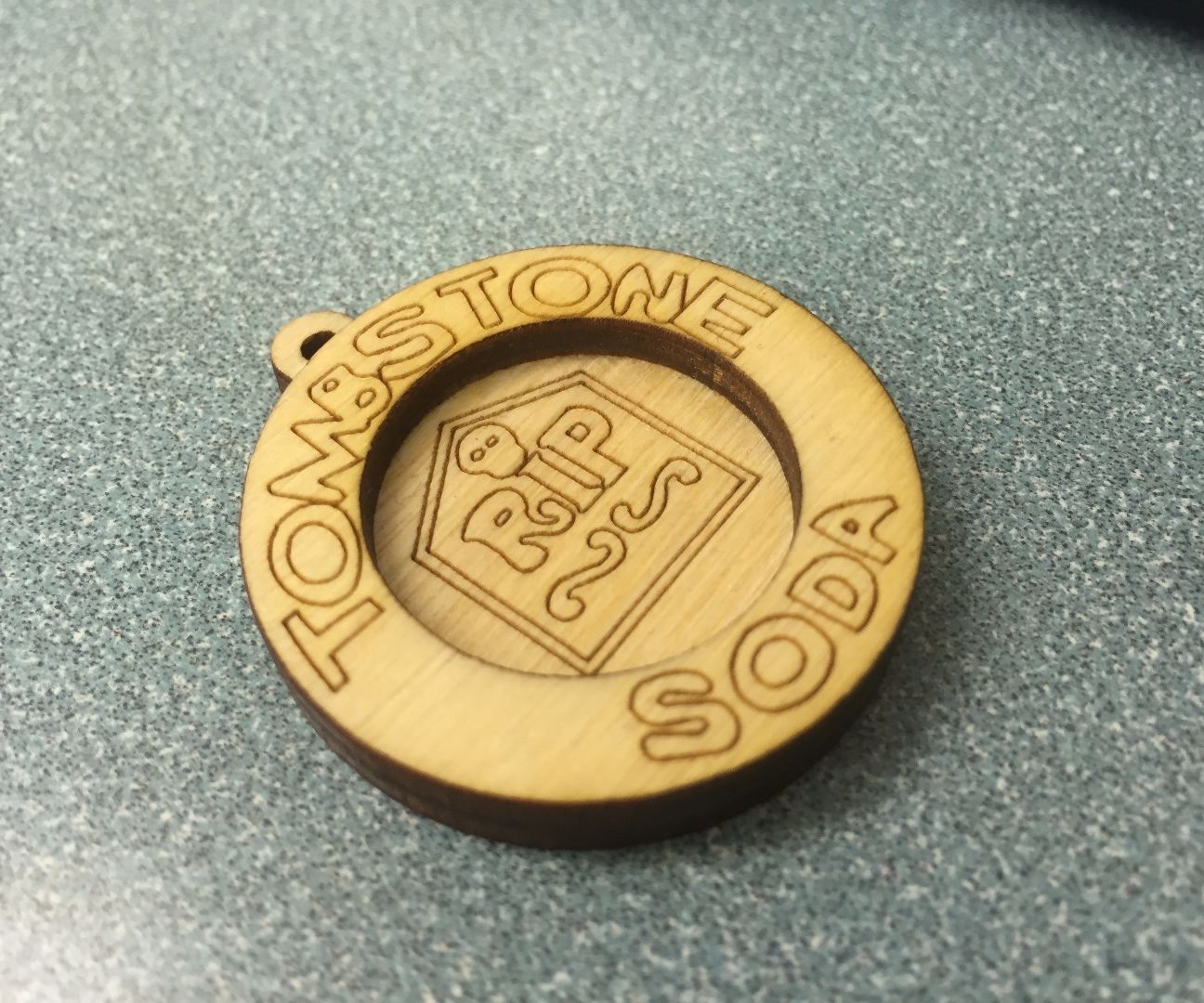 Tombstone Keychain