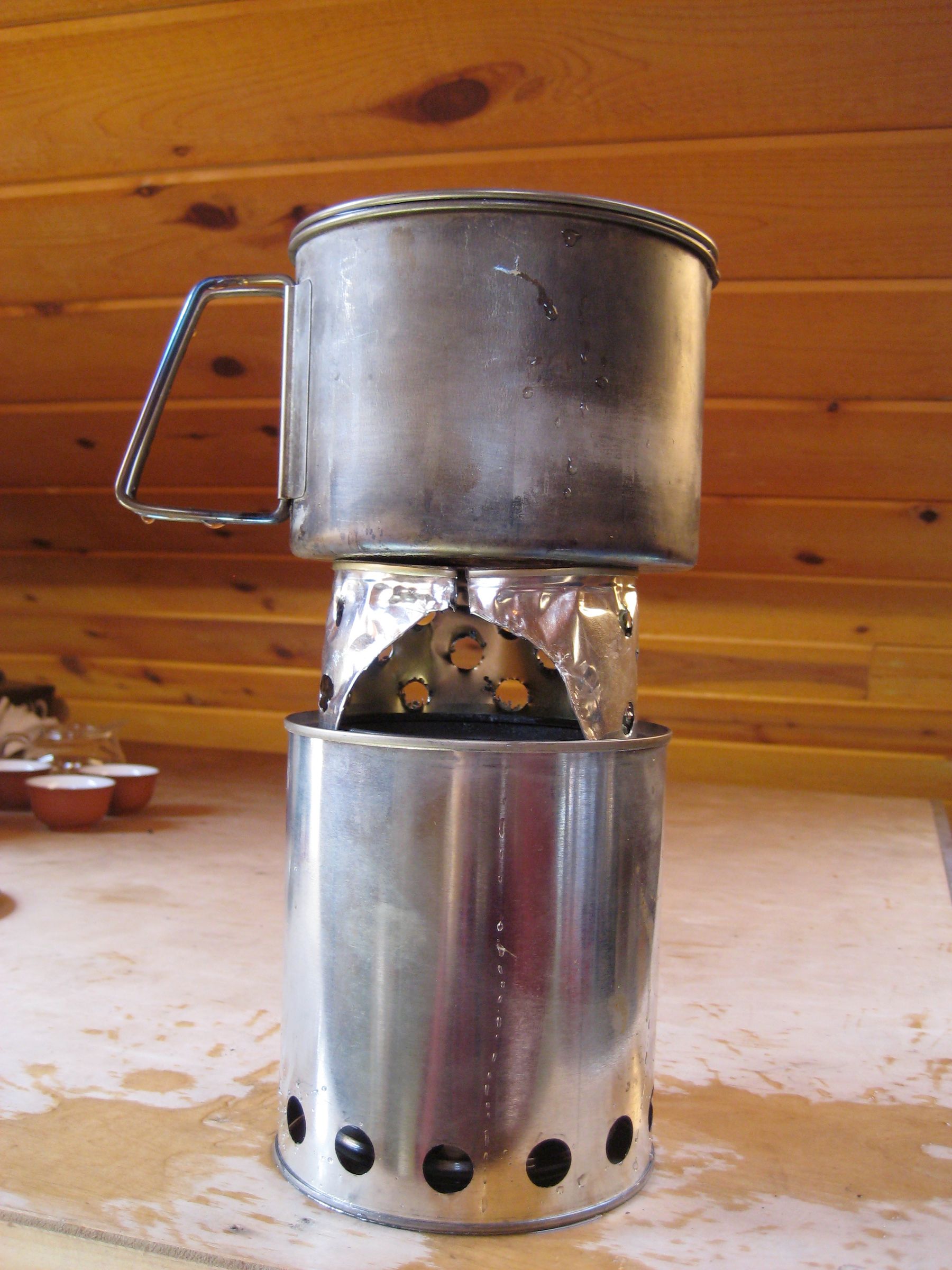 Woodgas Can Stove