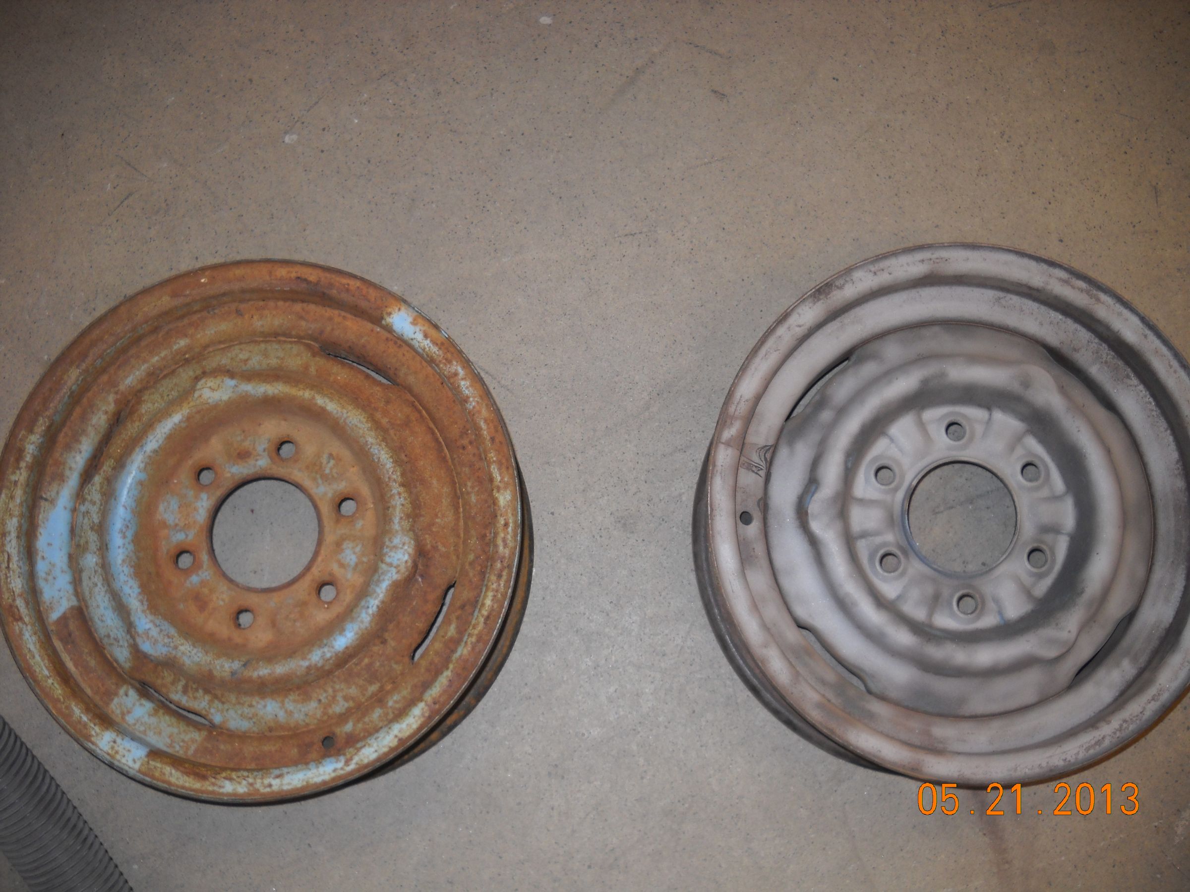 I made it at TechShop - Sandblasting Chevy Pickup Wheels