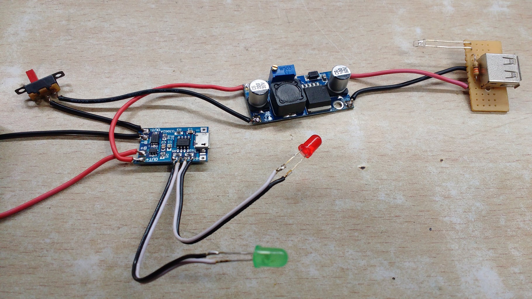 How to Make Power Bank on Your Own Easily : 7 Steps (with Pictures ... Circuit Diagram
