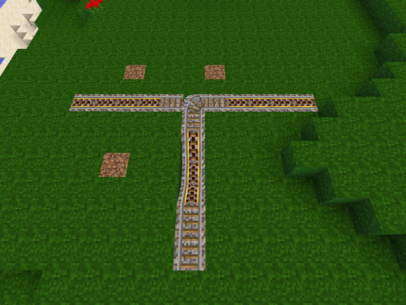 Minecraft Mine-cart Manual Track Switch : 5 Steps - Instructables