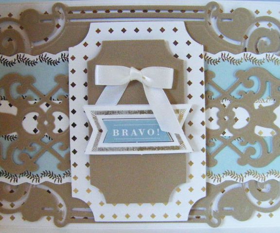 How to Make Muted Tone Bravo Card