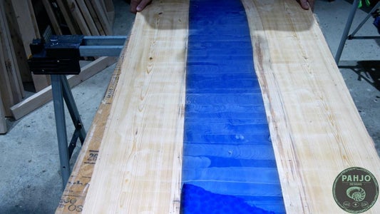 DIY Epoxy River Rock Table That Glows : 24 Steps (with Pictures ...