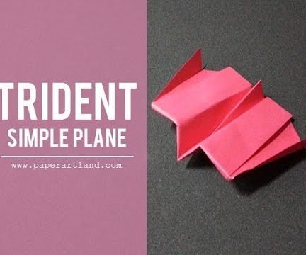 The Trident Paper Plane
