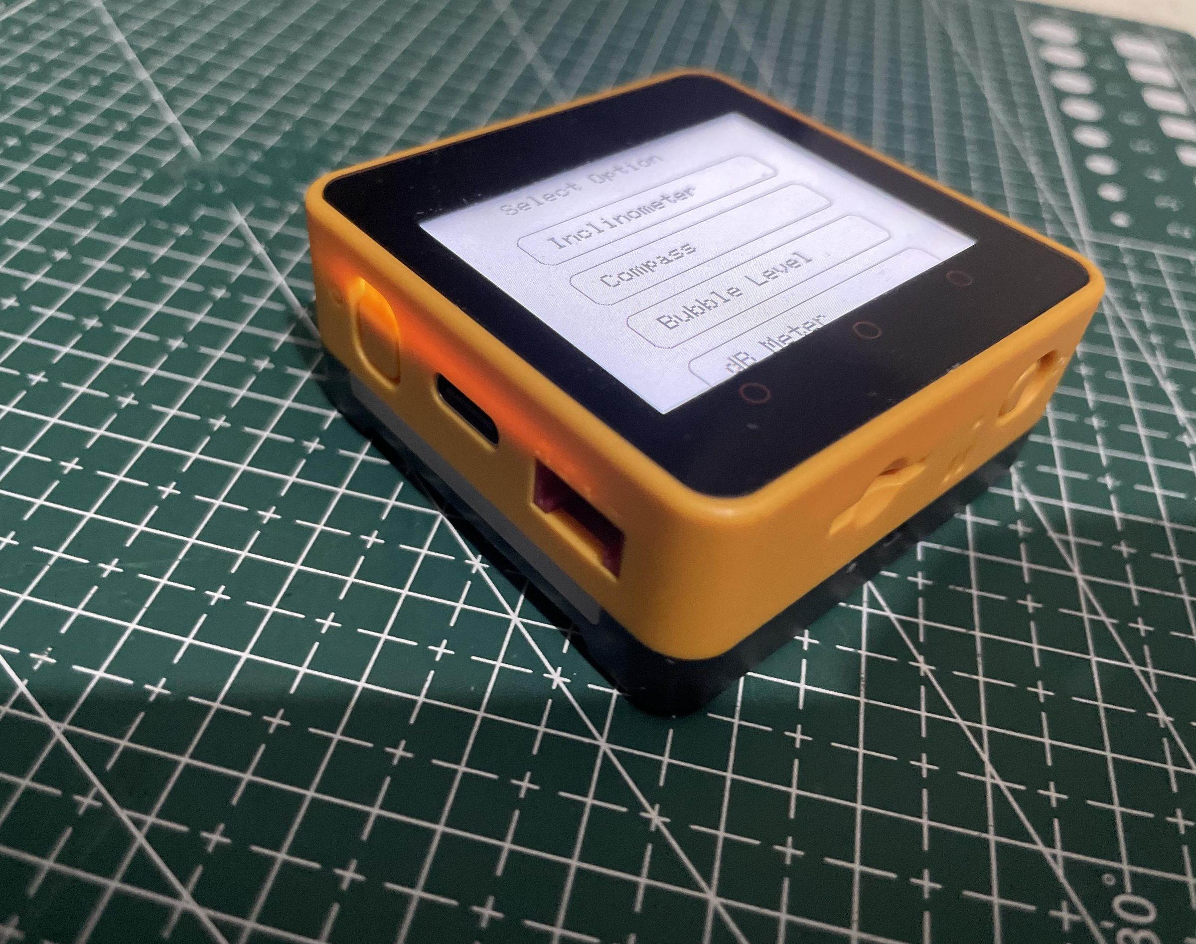 All-In-One Pocket Tool (Thermal Camera + Level Meter + Compass + Inclinometer + Db Meter + Distance Laser Scale )