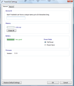 Find Your Way Around in Trackstick Manager - Part 1
