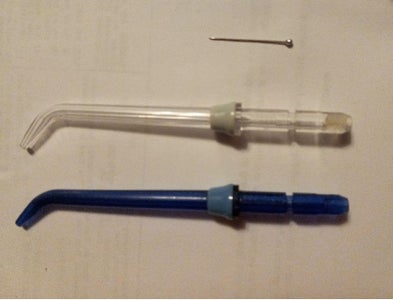 Water Flosser Tip Modification to Reduce Pressure