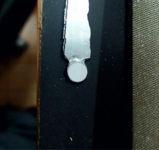 SHAPING THE 2nd HANDLE PIECE.