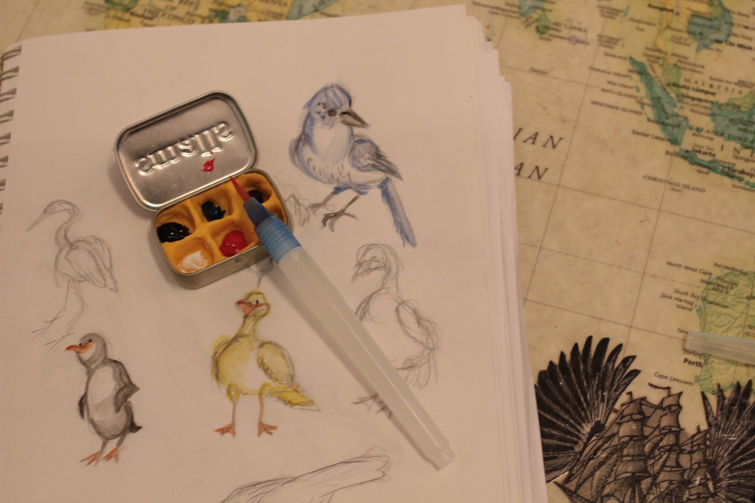 Altoids Tin Watercolor Set