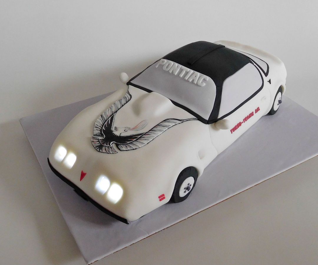 Trans Am Cake W/ Working Headlights