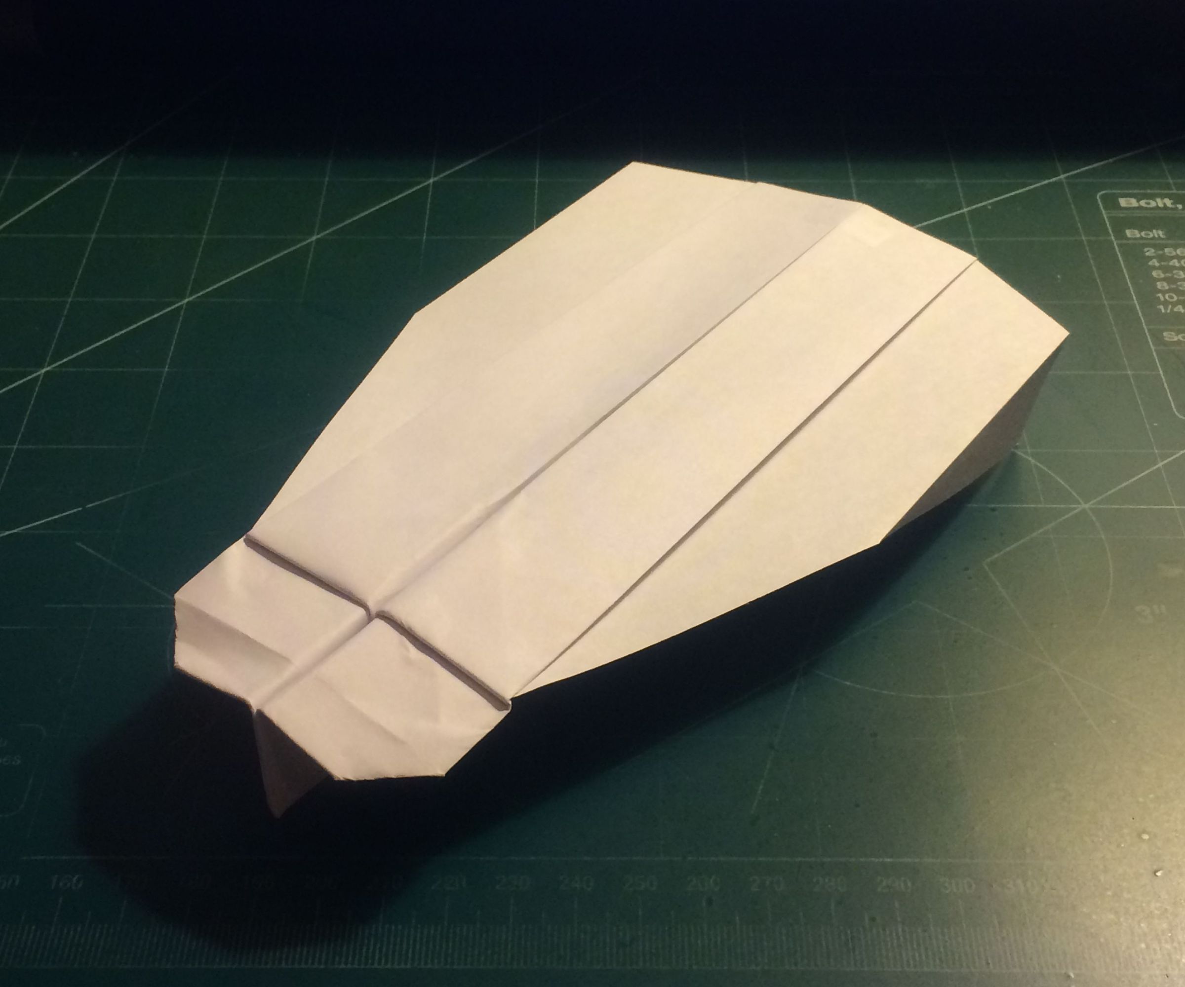 How to Make the Bulldog Paper Airplane