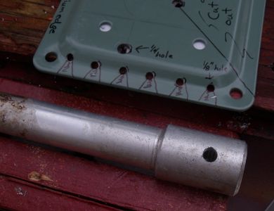 Drill Holes and Bend Handle Brackets.