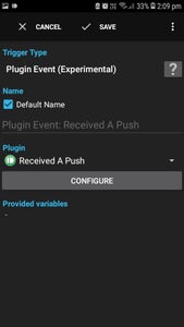 Trigger for the Phone App