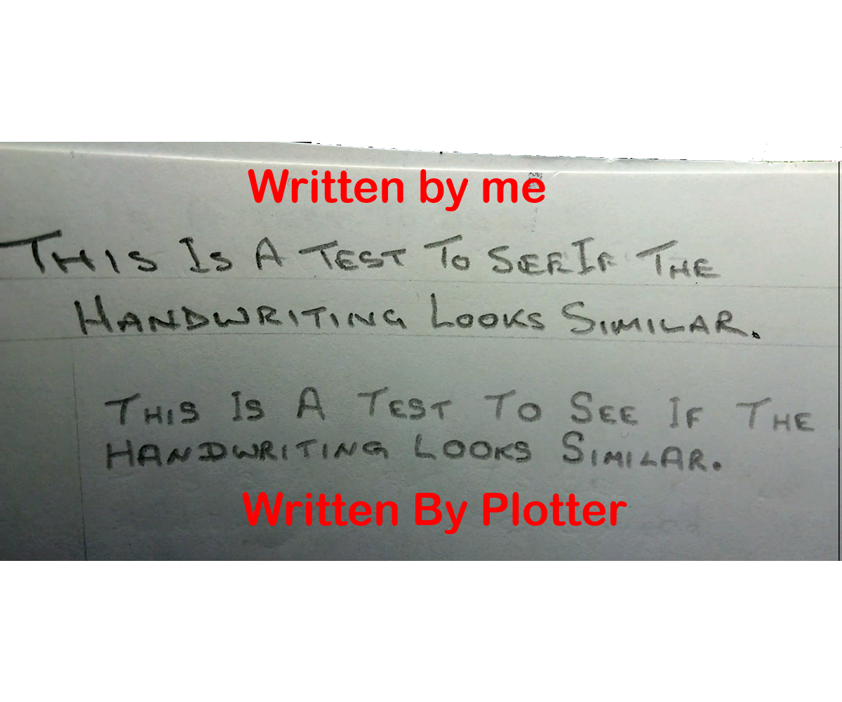 Writing Your Hand Written Text With a Plotter [G-Code] : 4 Steps (with ...