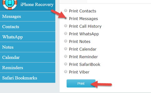 Save the Message File on Computer & Print It Out