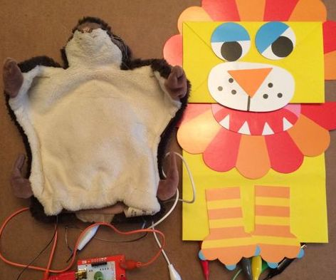Makey Makey Puppet Show