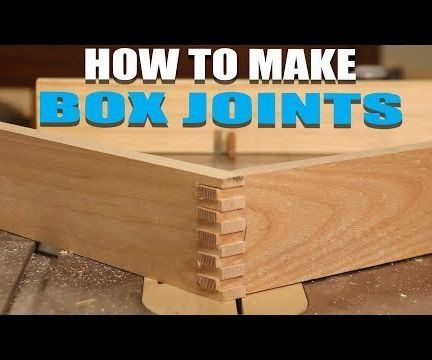 How to Make Easy Box Joints - Finger Joints