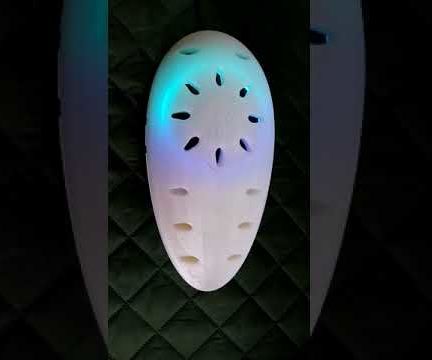 Sentient Spacecraft Enclosure for Alexa Echo Dot Using Tinkercad