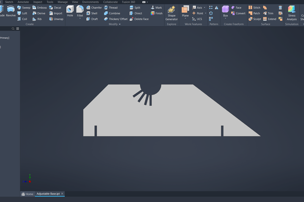 Digitally Designing the Stand