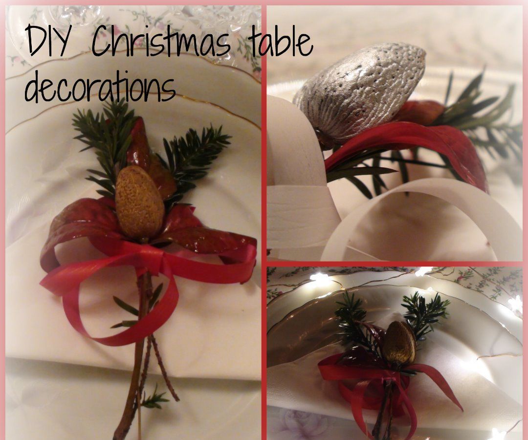 DIY Christmas Table Decorations