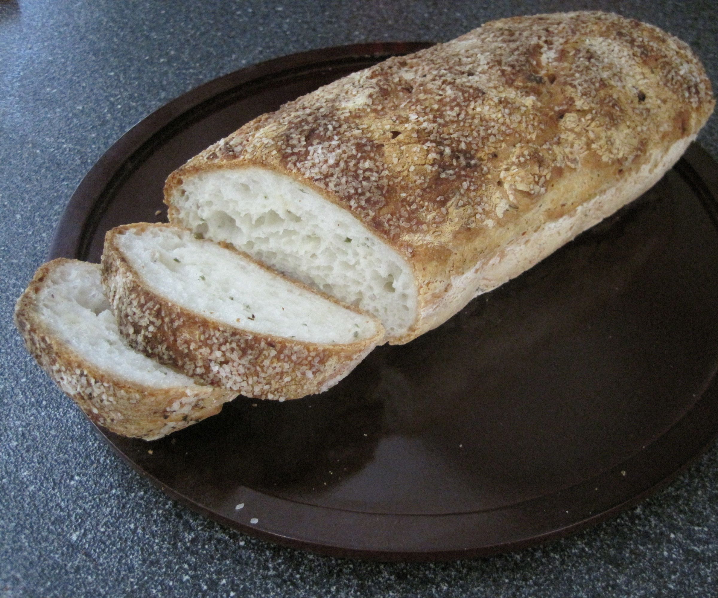 Gluten Free Baguette W/ Garlic + Rosemary