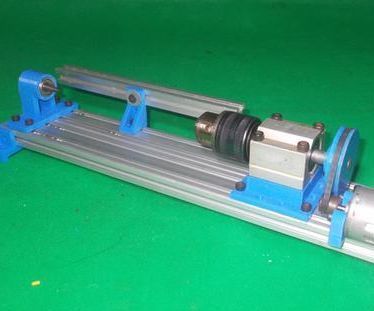 Homemade Wood Mini Lathe Chuck DIY Drills Spindle Headstock Tool Rest Tailstock