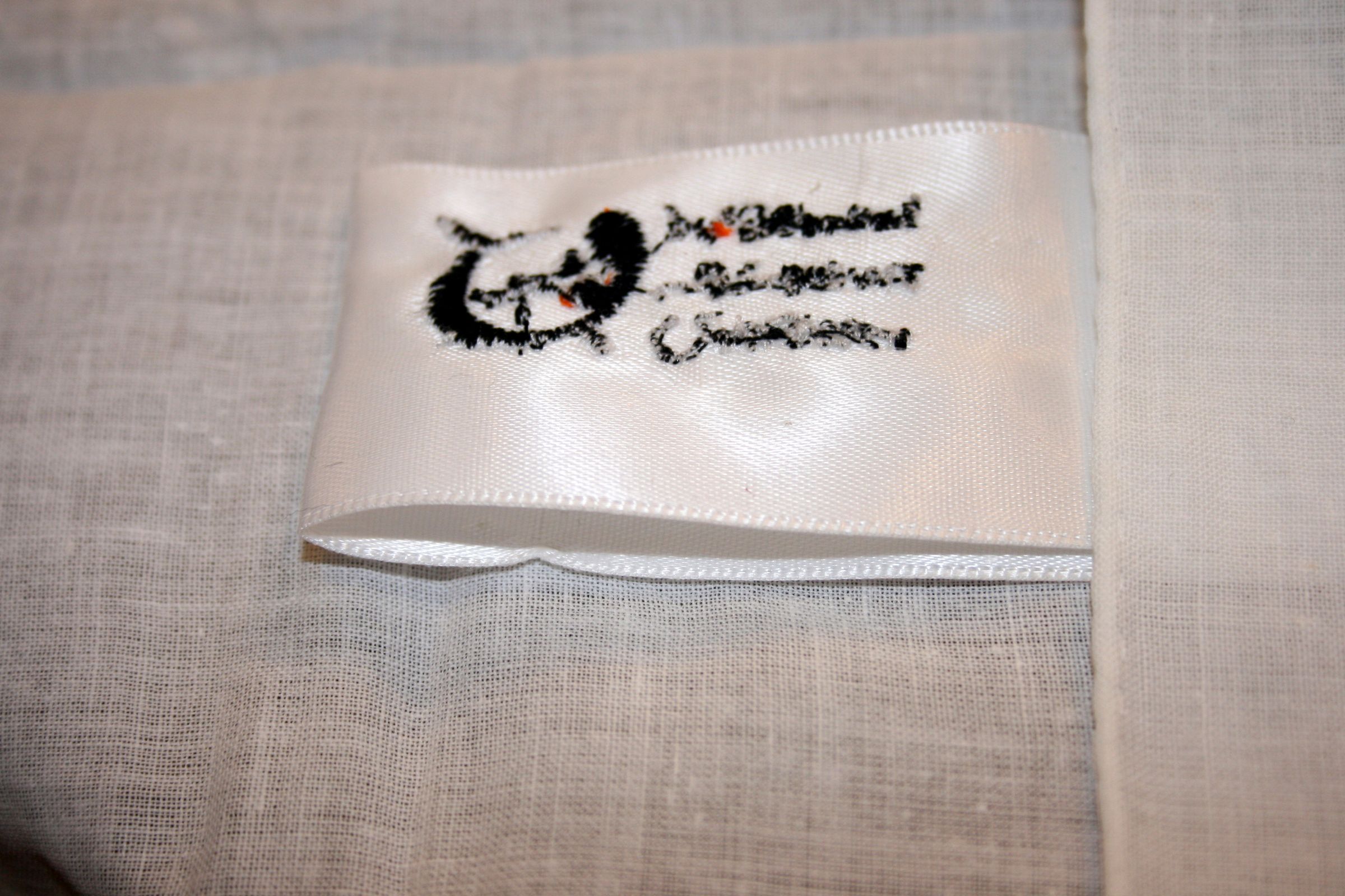 CNC Embroidery: Custom Tags