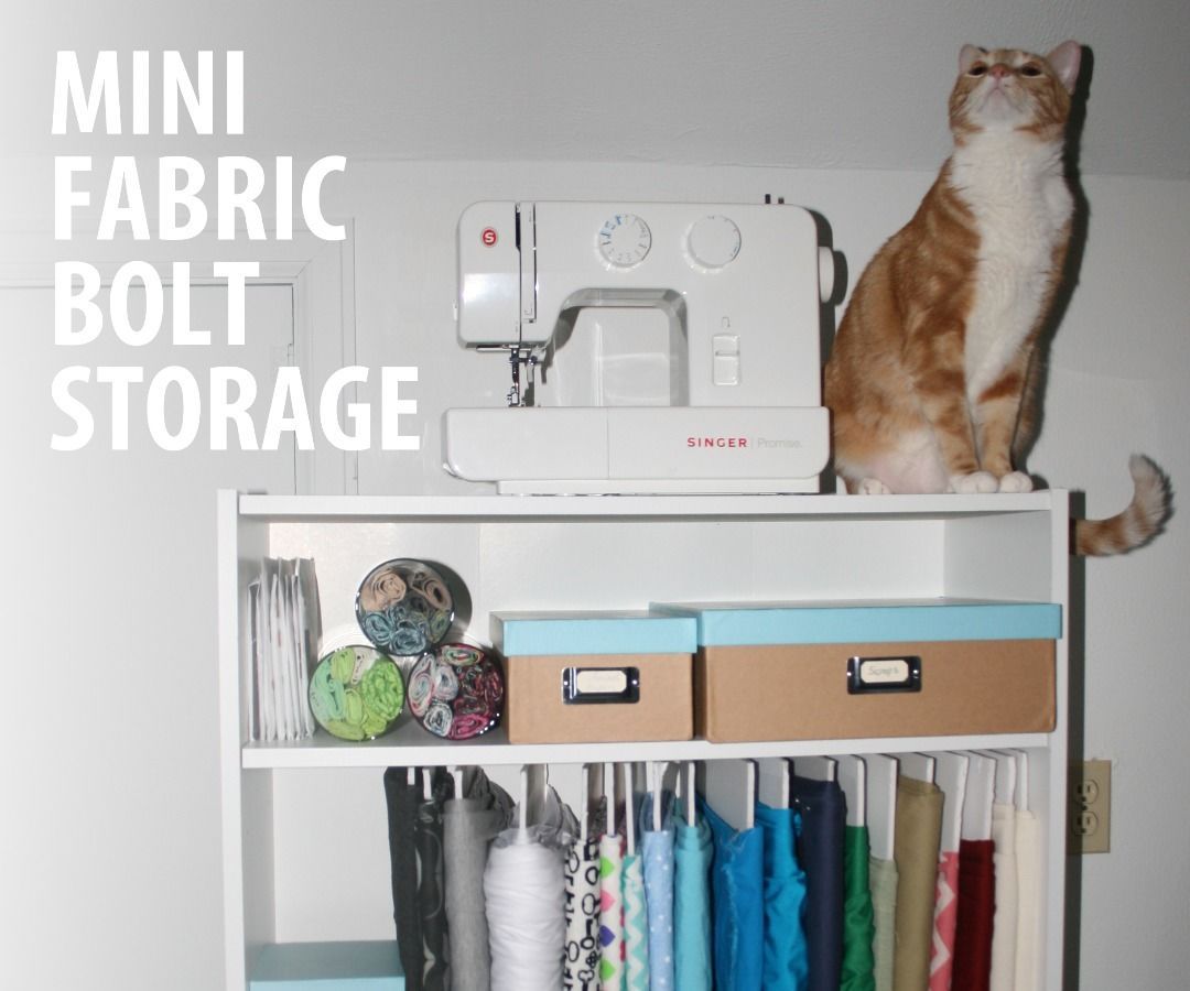 Mini Fabric Bolt Storage