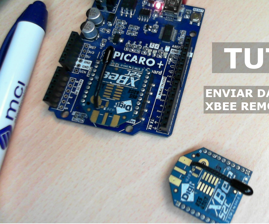 Enviar Dato Digital Desde XBee Remoto En Modo API (Send Digital Data From Remote XBee in API Mode)