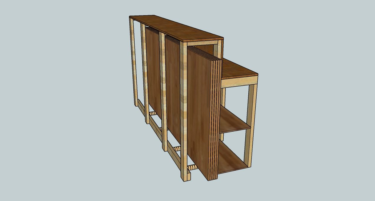 Rolling Plywood / Sheet Storage - Made at Techshop