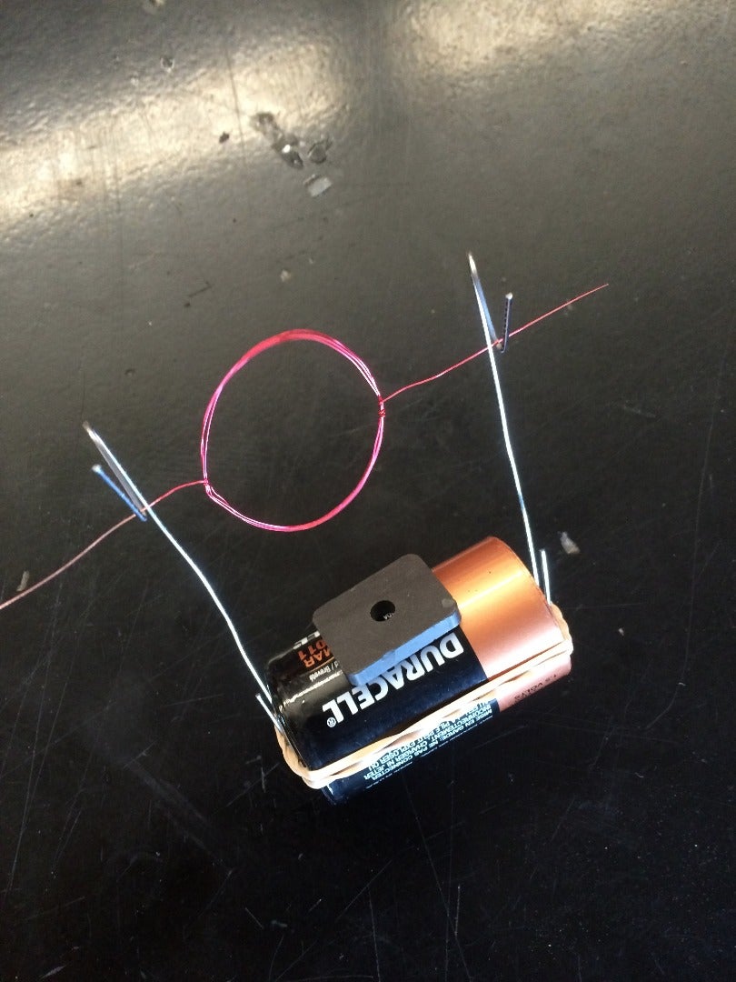 Position the Magnet Wire Coil on the System 