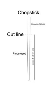 Cut the Chopsticks