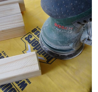 Sand the Cut Sections