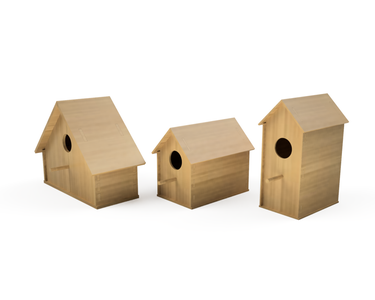 PARAMETRIC BIRD HOUSES: Laser Cut Wood Project