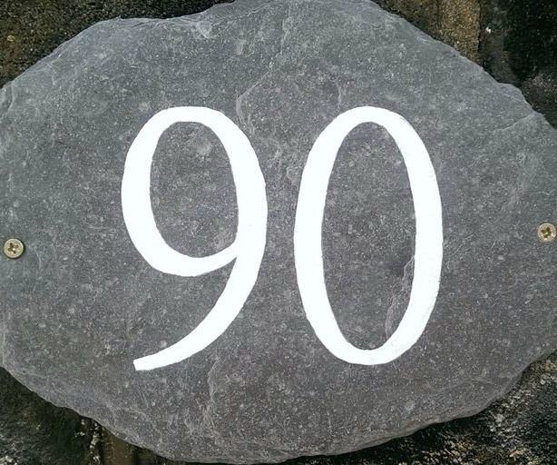 Slate House Number
