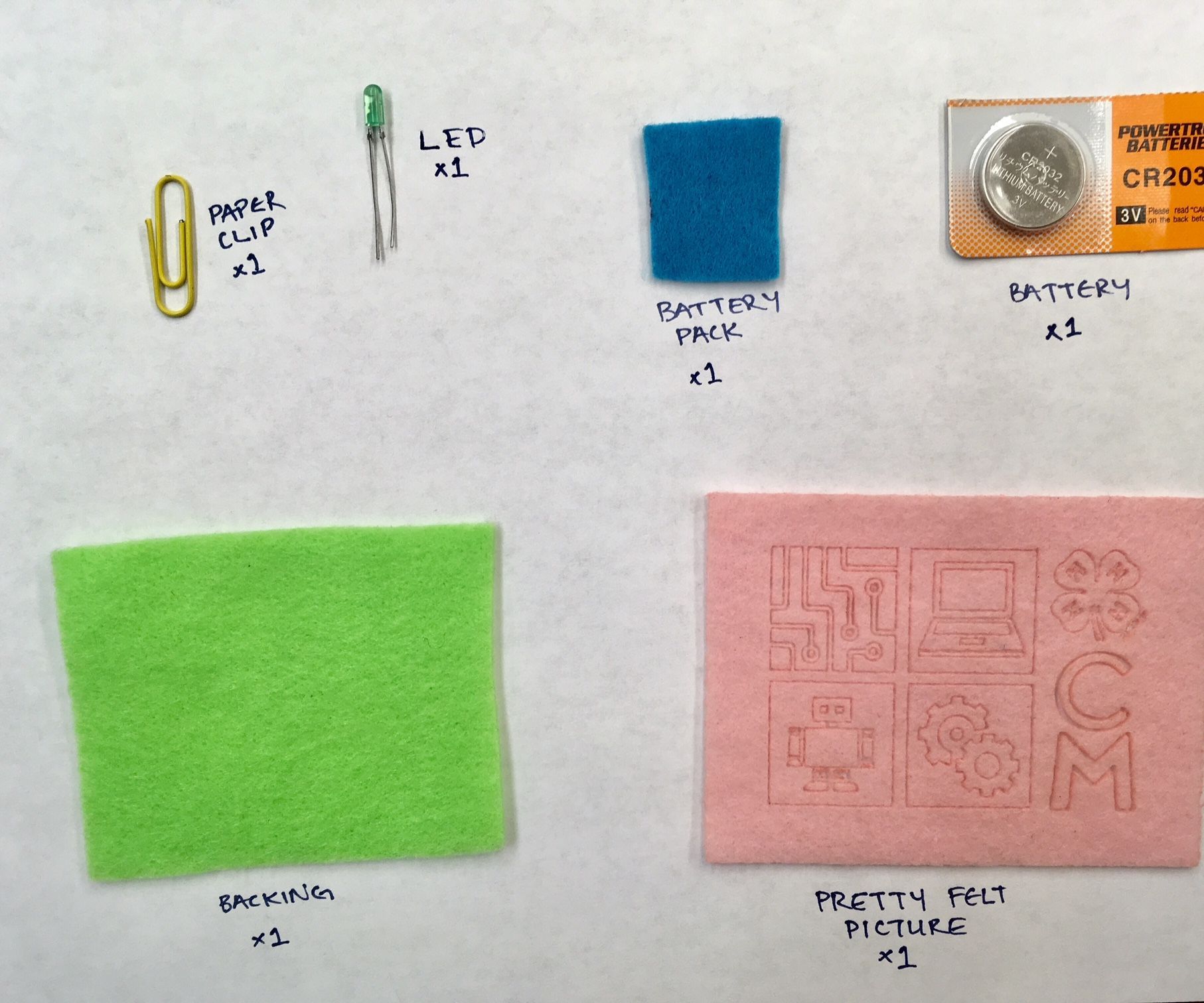 Simple Sewn Circuit 
