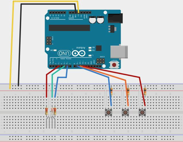 5 Simple Button and Led Projects With Arduino : 5 Steps (with Pictures ...