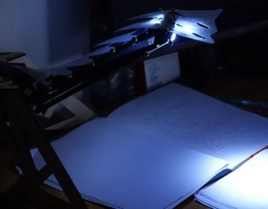 Modern Space-Saving Desk Lamp (laser Cut)