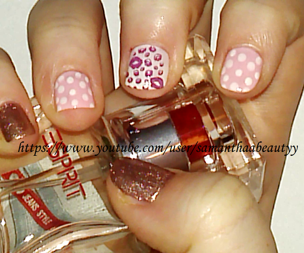 Cute Polka Dot Nail Art Tutorial | Samantha Beauty