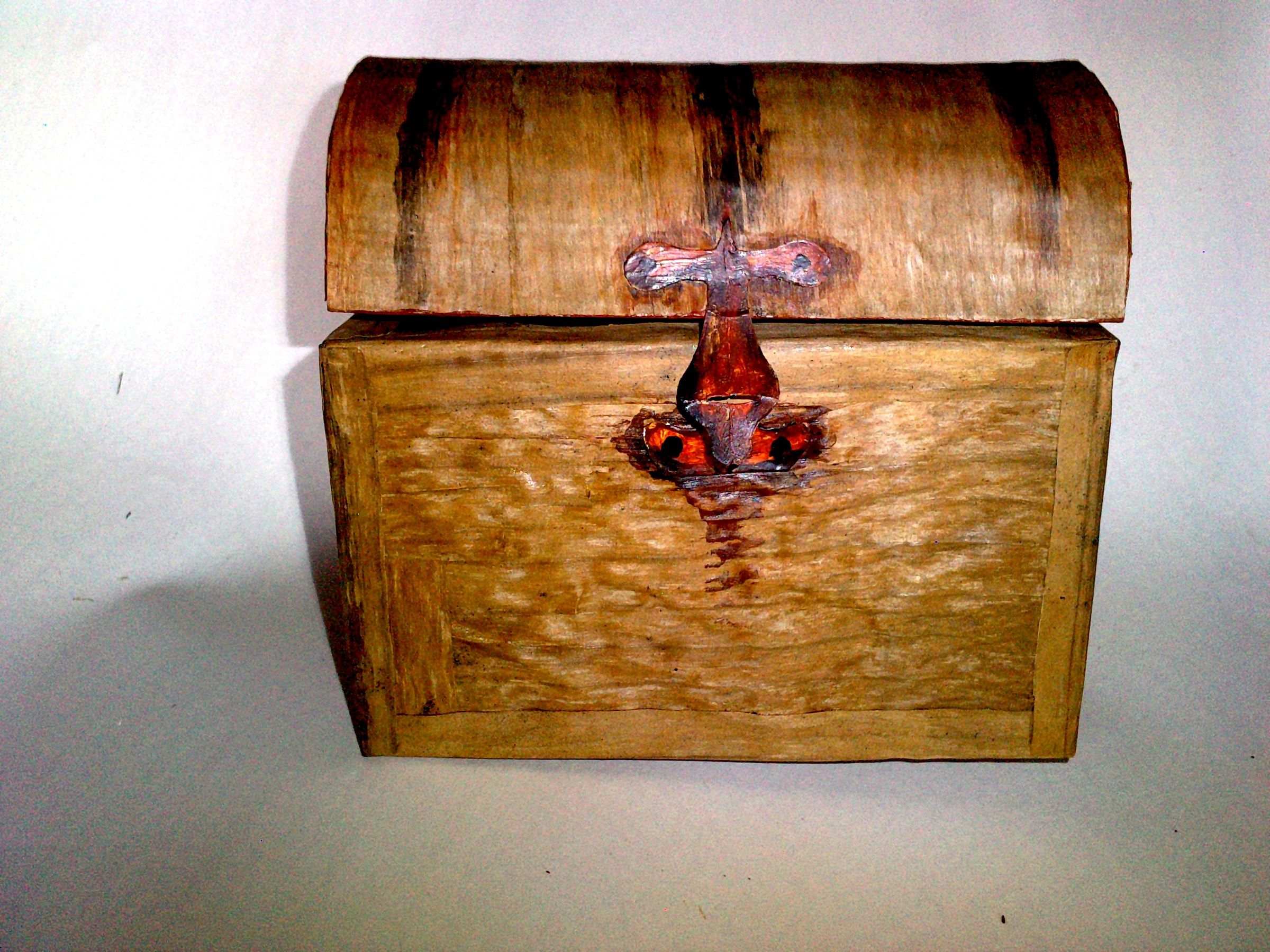 Cheap Treasure Chest Box (REAL Wood LOOK) 6 Steps (with Pictures