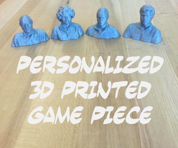 Personalized 3D Printed Game Piece 4 Steps (with Pictures