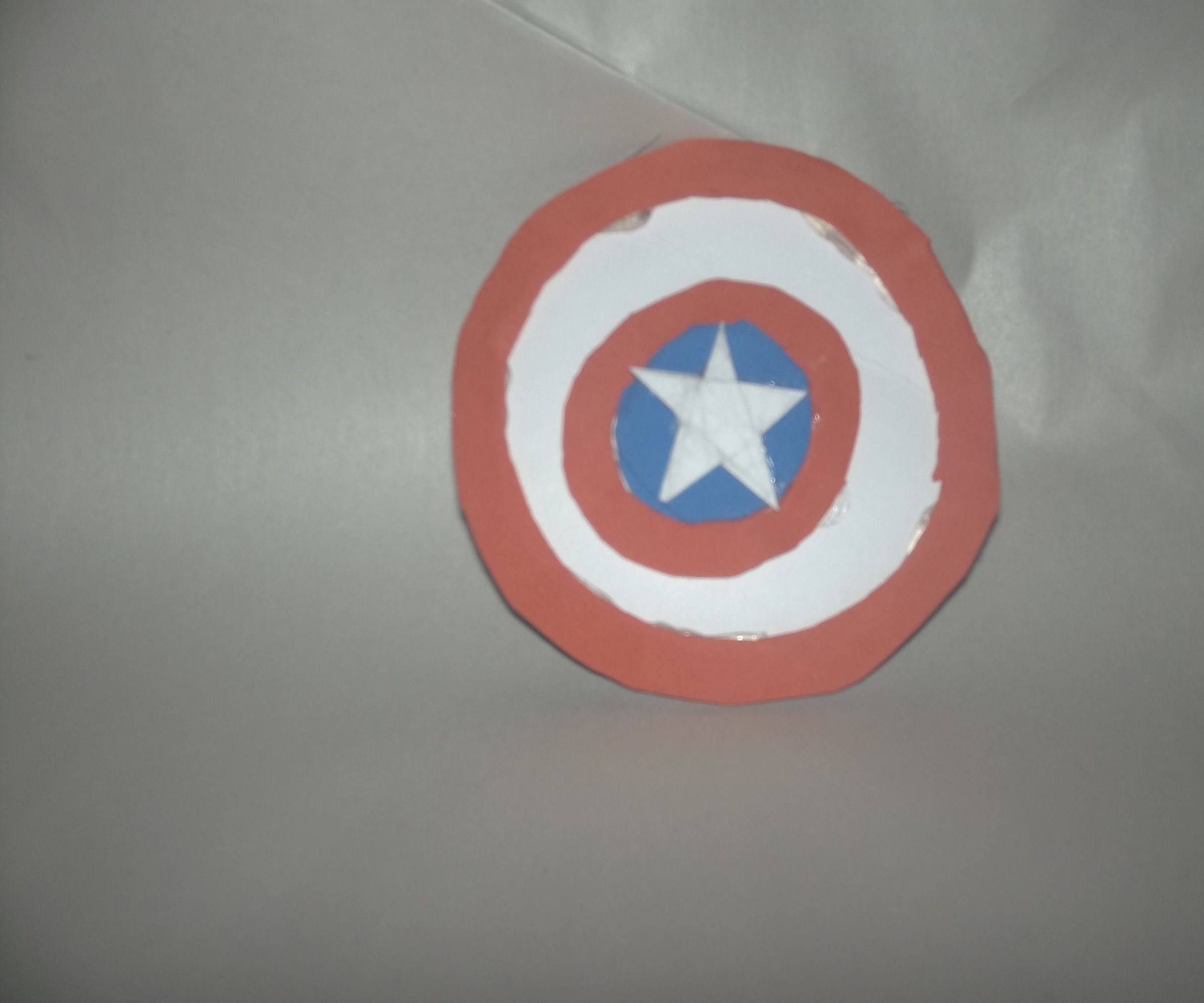 How to make a mini Captain America shield