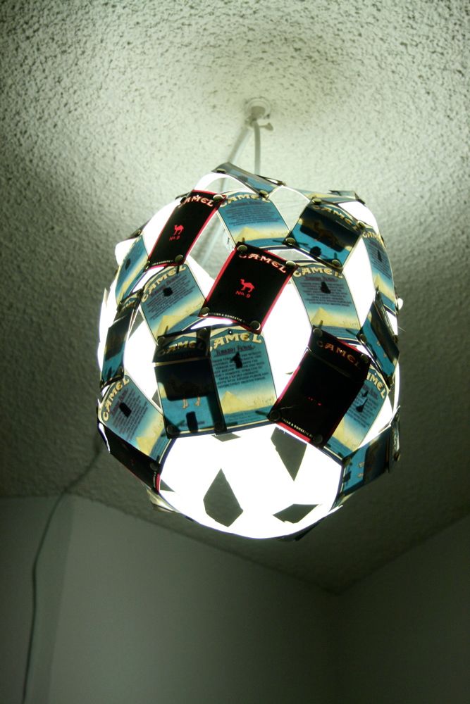 Cigarette Box Paper Lantern