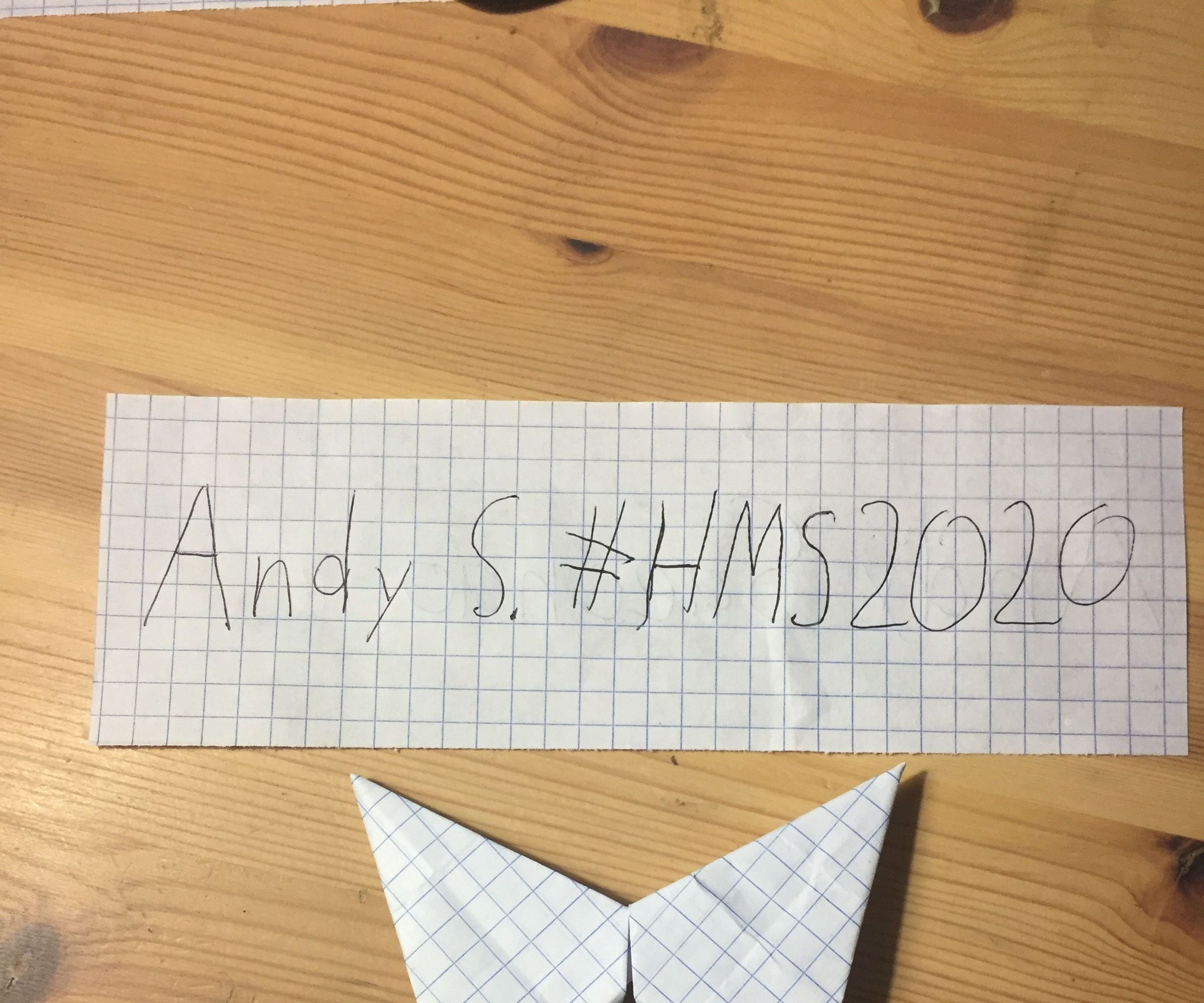 Paper Naruto Ninja Star by Andy S. #HMS2020