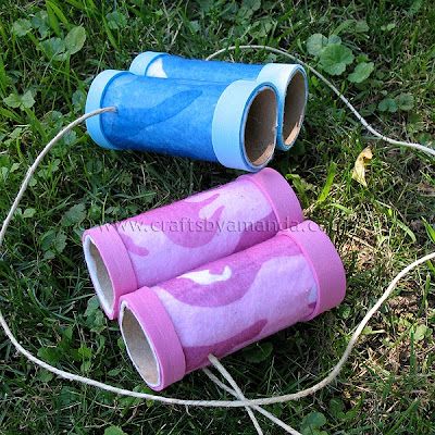 Cardboard Tube Binoculars