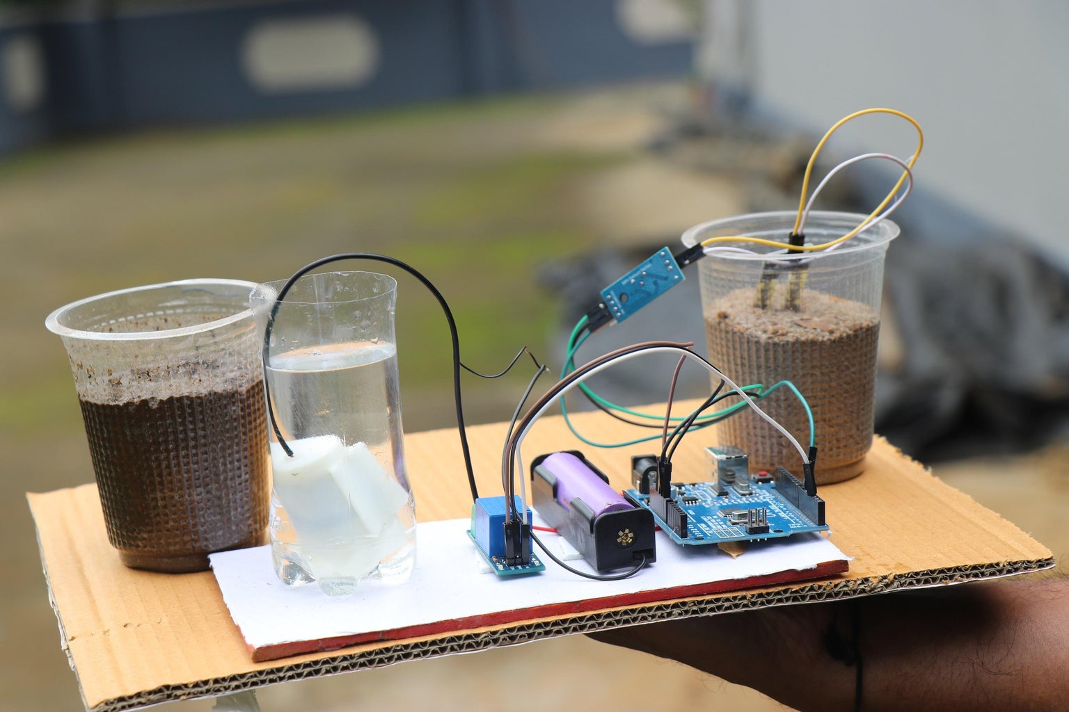Automatic Plant Watering System Using Arduino in an Easy Way : 4 Steps ...