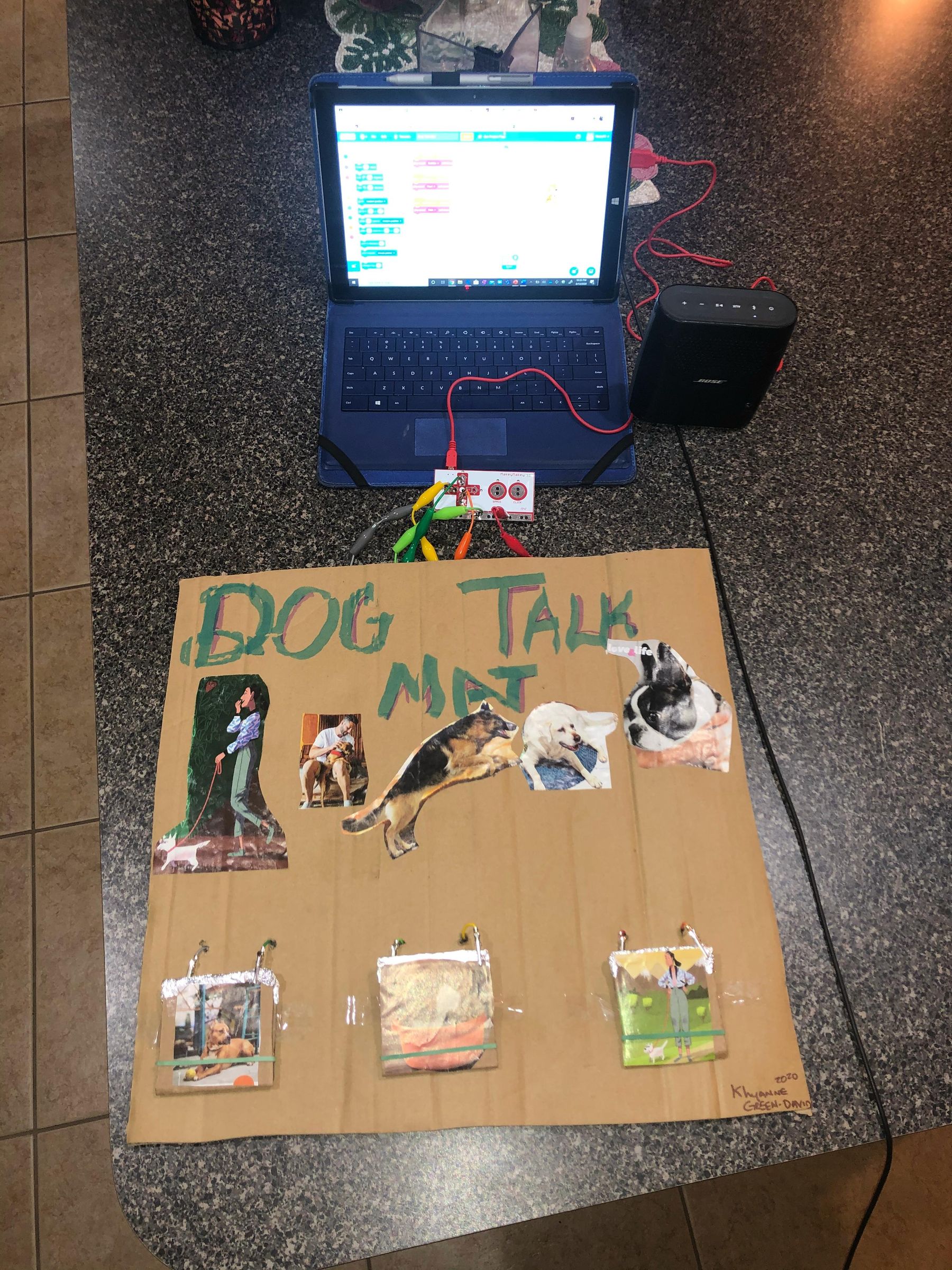 Dog Talk Mat With Makey Makey 8 Steps Instructables