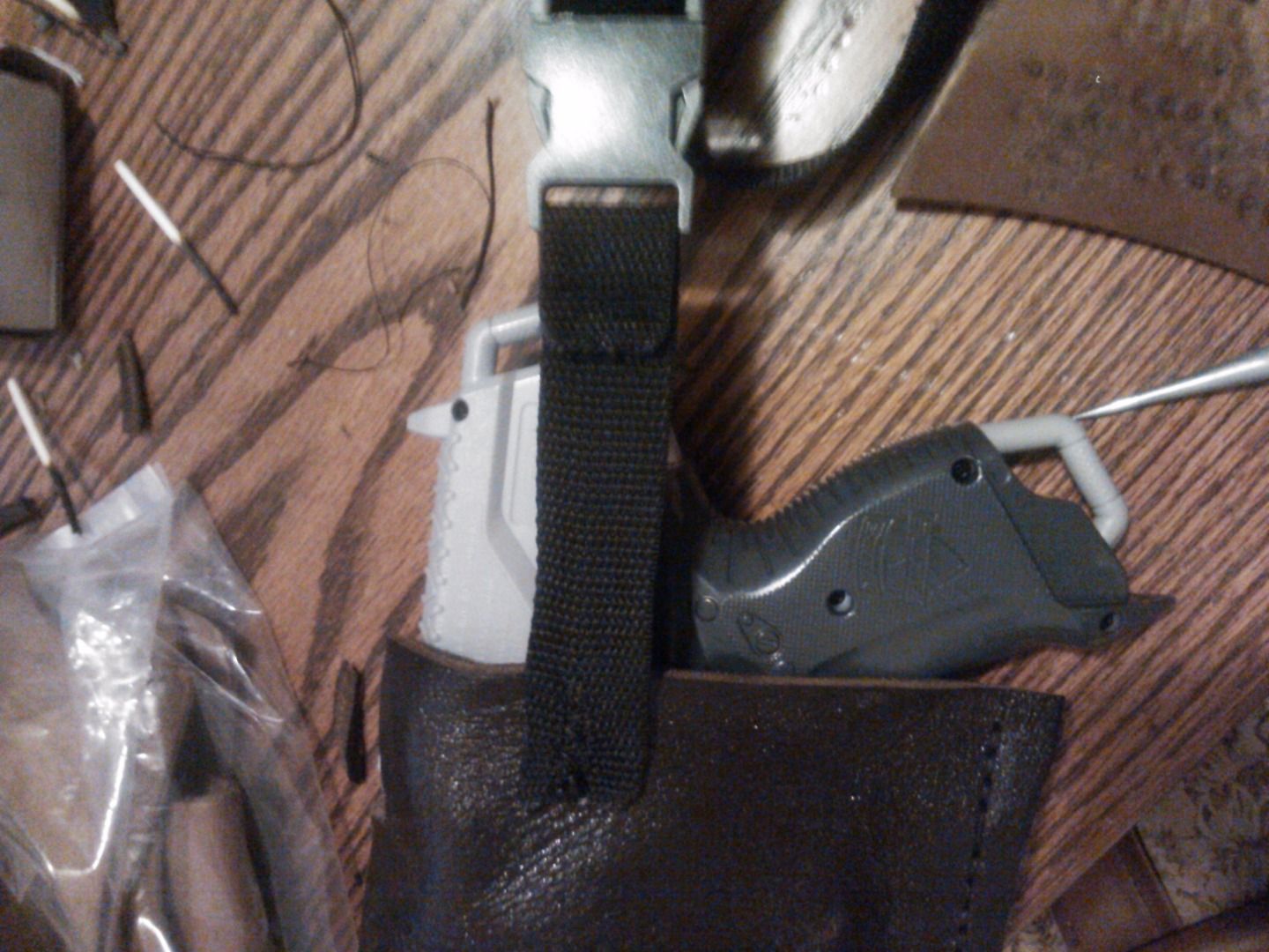 Leather NerfGun Holster 6 Steps Instructables