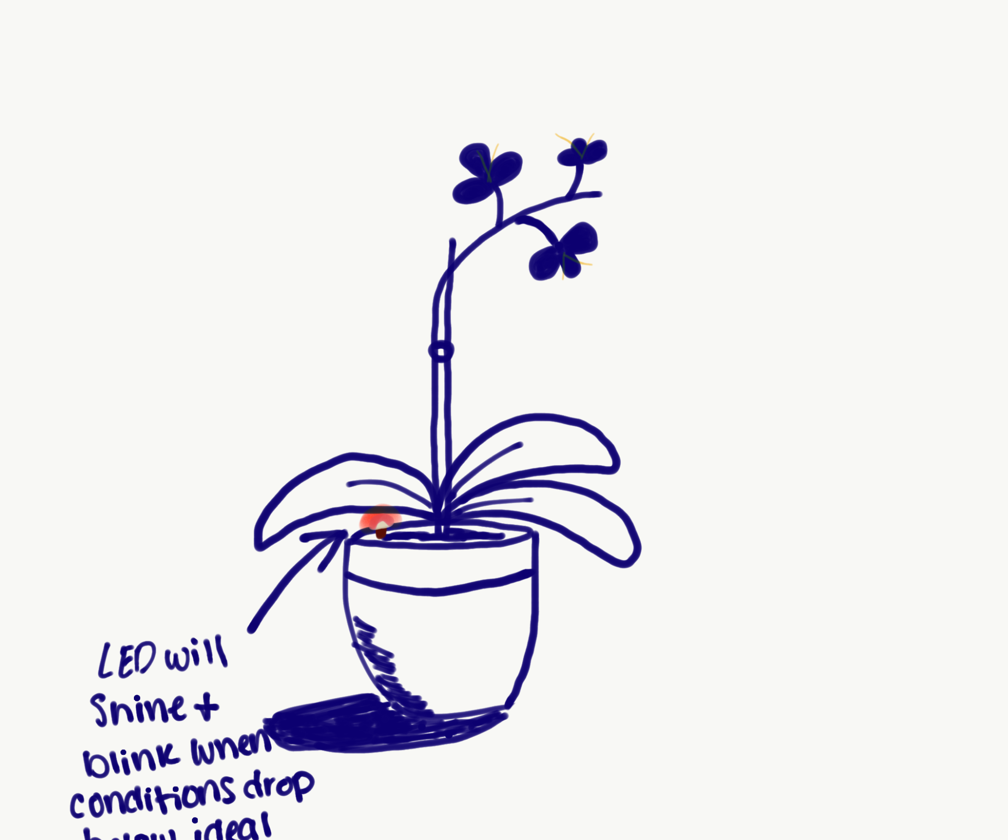 DHT Sensor Orchid Care Setup